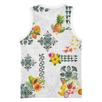 Hawaiian Quilts Basketball Jersey Tropical Fruits and Plants LT03 - Polynesian Pride