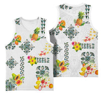 Hawaiian Quilts Basketball Jersey Tropical Fruits and Plants LT03 - Polynesian Pride
