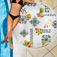 Hawaiian Quilts Beach Blanket Tropical Fruits and Plants LT03 - Polynesian Pride