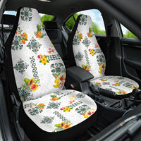 Hawaiian Quilts Car Seat Cover Tropical Fruits and Plants LT03 One Size White - Polynesian Pride