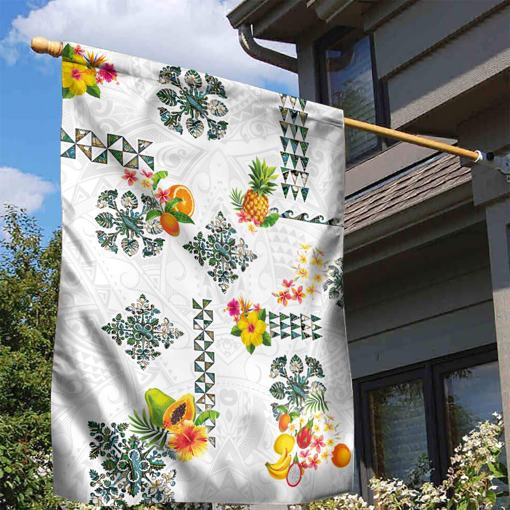Hawaiian Quilts Garden Flag Tropical Fruits and Plants LT03 - Polynesian Pride