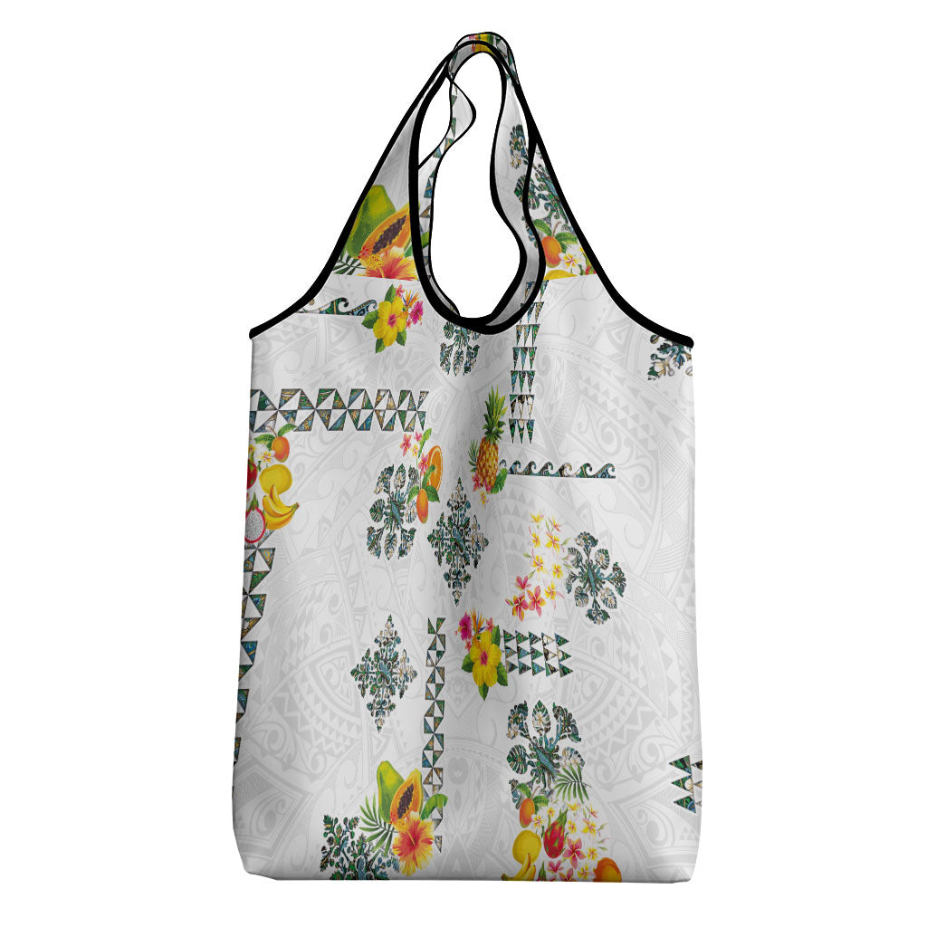 Hawaiian Quilts Grocery Bag Tropical Fruits and Plants LT03 - Polynesian Pride