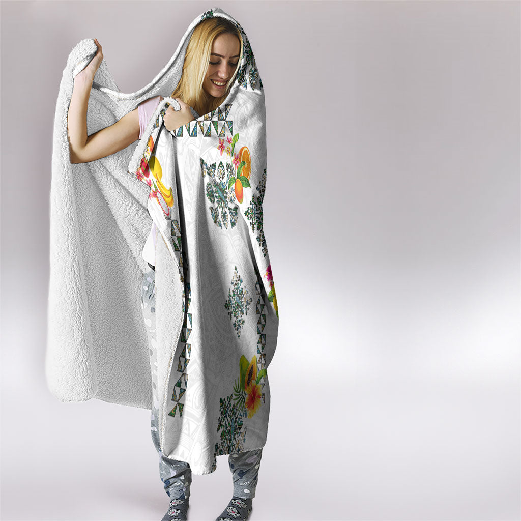 Hawaiian Quilts Hooded Blanket Tropical Fruits and Plants LT03 - Polynesian Pride