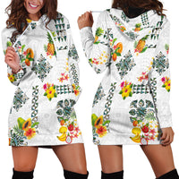 Hawaiian Quilts Hoodie Dress Tropical Fruits and Plants LT03 - Polynesian Pride