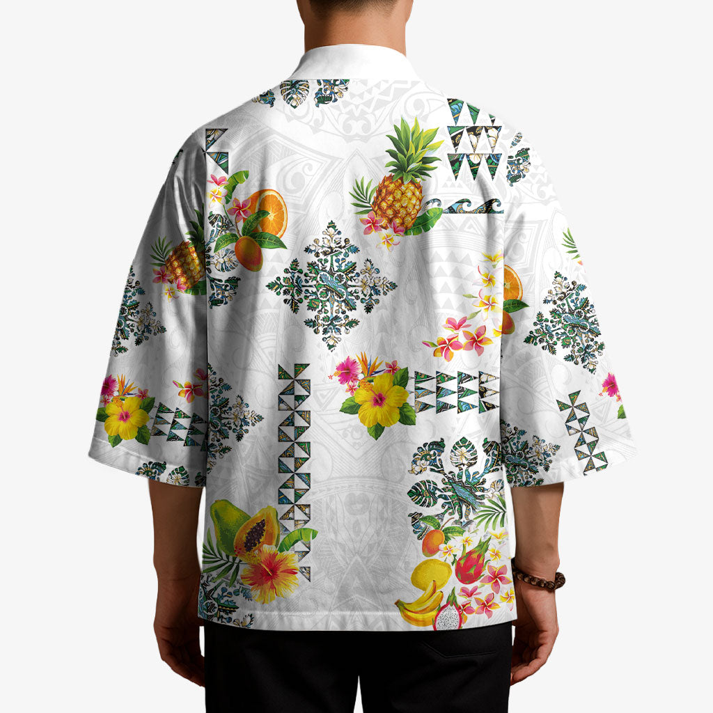 Hawaiian Quilts Kimono Tropical Fruits and Plants LT03 - Polynesian Pride