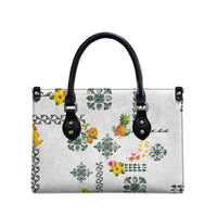Hawaiian Quilts Leather Bag Tropical Fruits and Plants LT03 - Polynesian Pride