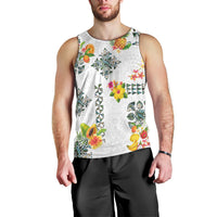 Hawaiian Quilts Men Tank Top Tropical Fruits and Plants LT03 - Polynesian Pride