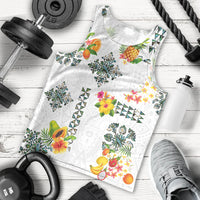 Hawaiian Quilts Men Tank Top Tropical Fruits and Plants LT03 - Polynesian Pride