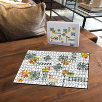 Hawaiian Quilts Puzzle Tropical Fruits and Plants LT03 - Polynesian Pride