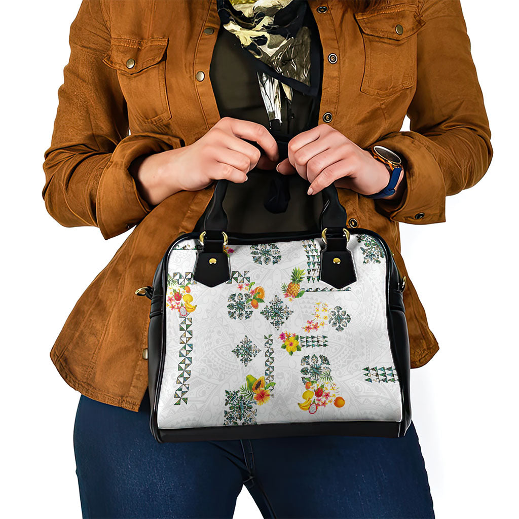 Hawaiian Quilts Shoulder Handbag Tropical Fruits and Plants LT03 - Polynesian Pride