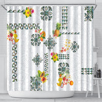 Hawaiian Quilts Shower Curtain Tropical Fruits and Plants LT03 - Polynesian Pride