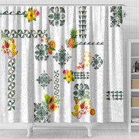 Hawaiian Quilts Shower Curtain Tropical Fruits and Plants LT03 - Polynesian Pride