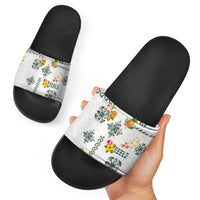 Hawaiian Quilts Slide Sandals Tropical Fruits and Plants LT03 - Polynesian Pride