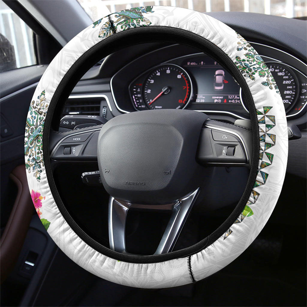 Hawaiian Quilts Steering Wheel Cover Tropical Fruits and Plants LT03 - Polynesian Pride