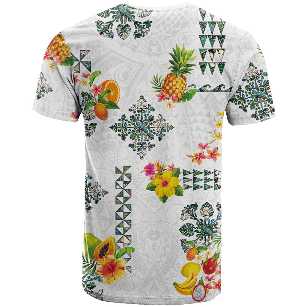 Hawaiian Quilts T Shirt Tropical Fruits and Plants LT03 - Polynesian Pride