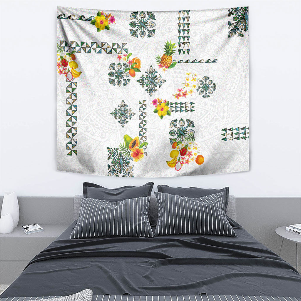 Hawaiian Quilts Tapestry Tropical Fruits and Plants LT03 - Polynesian Pride