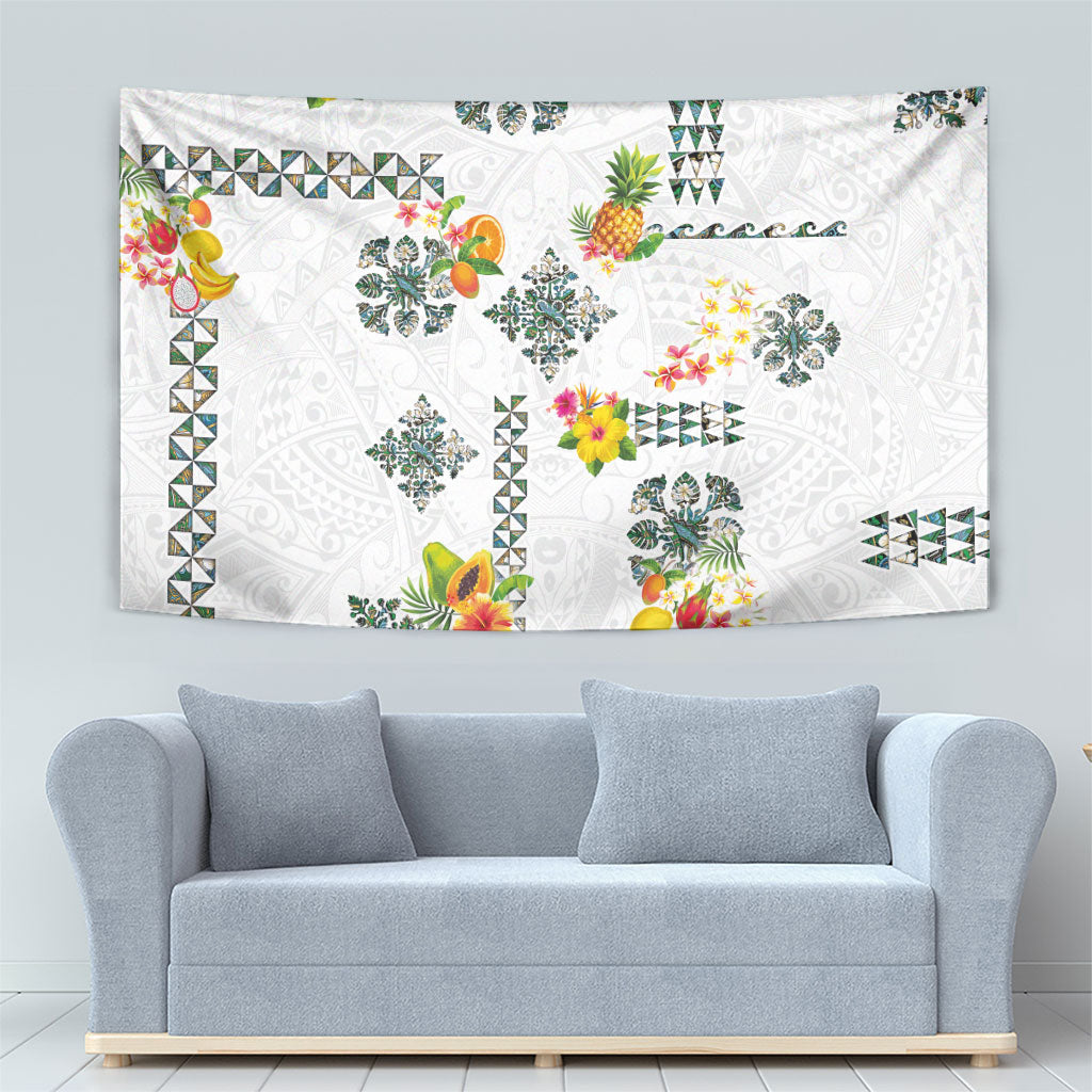 Hawaiian Quilts Tapestry Tropical Fruits and Plants LT03 - Polynesian Pride