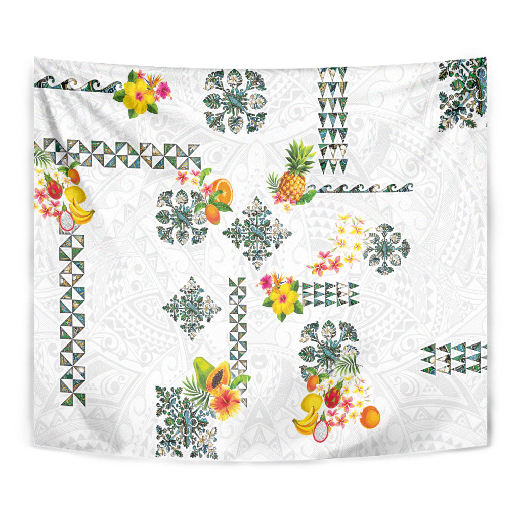 Hawaiian Quilts Tapestry Tropical Fruits and Plants LT03 - Polynesian Pride