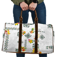 Hawaiian Quilts Travel Bag Tropical Fruits and Plants LT03 White - Polynesian Pride
