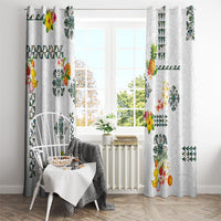 Hawaiian Quilts Window Curtain Tropical Fruits and Plants LT03 - Polynesian Pride
