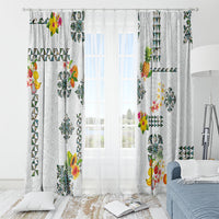 Hawaiian Quilts Window Curtain Tropical Fruits and Plants LT03 - Polynesian Pride