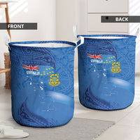 Tuvalu Heritage Laundry Basket Map of the Islands and Polynesia Pattern LT03 - Polynesian Pride