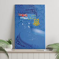Tuvalu Heritage Canvas Wall Art Map of the Islands and Polynesia Pattern LT03 - Polynesian Pride