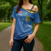 Tuvalu Heritage Cross Shoulder Shirt Map of the Islands and Polynesia Pattern LT03 - Polynesian Pride