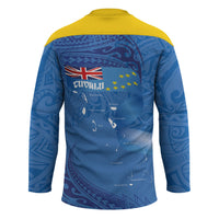 Tuvalu Heritage Hockey Jersey Map of the Islands and Polynesia Pattern LT03 - Polynesian Pride
