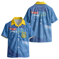 Tuvalu Heritage Kid Hawaiian Shirt Map of the Islands and Polynesia Pattern LT03 - Polynesian Pride