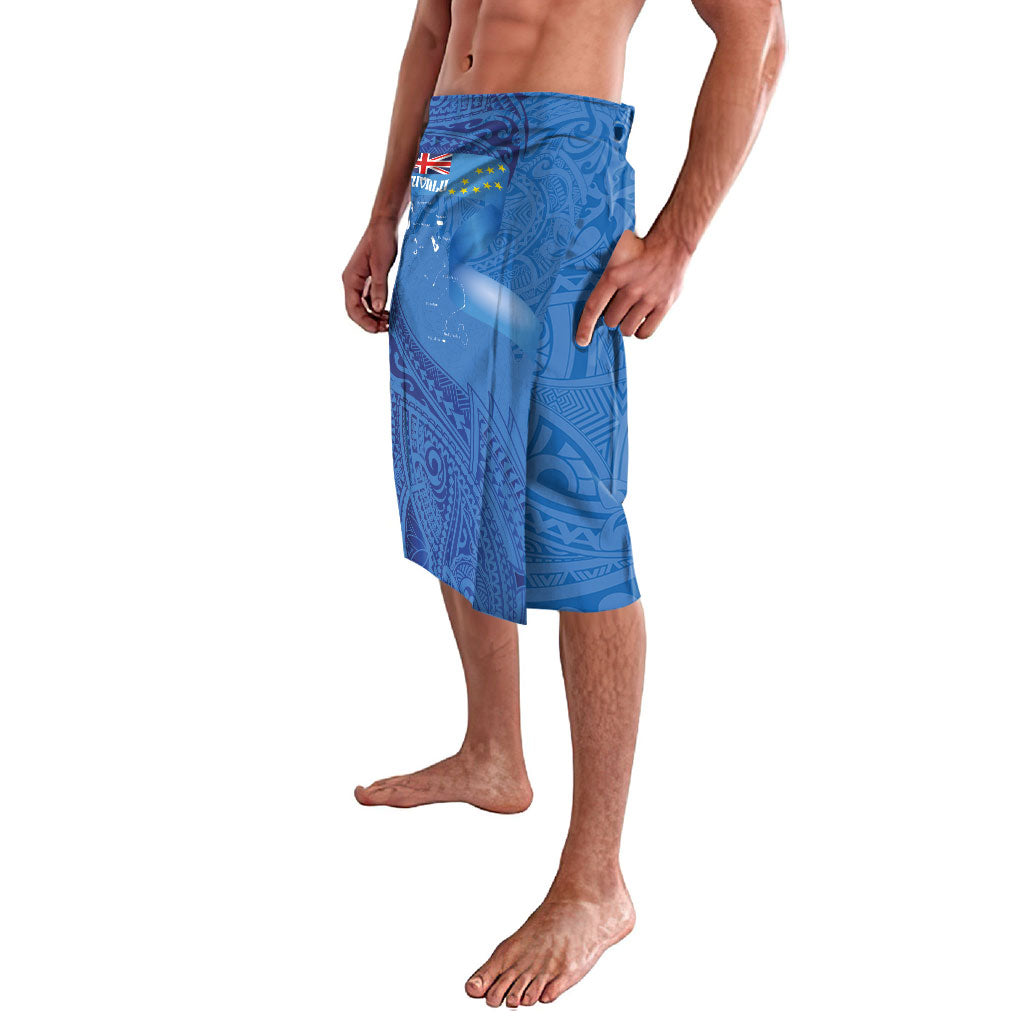 Tuvalu Heritage Lavalava Map of the Islands and Polynesia Pattern LT03 - Polynesian Pride