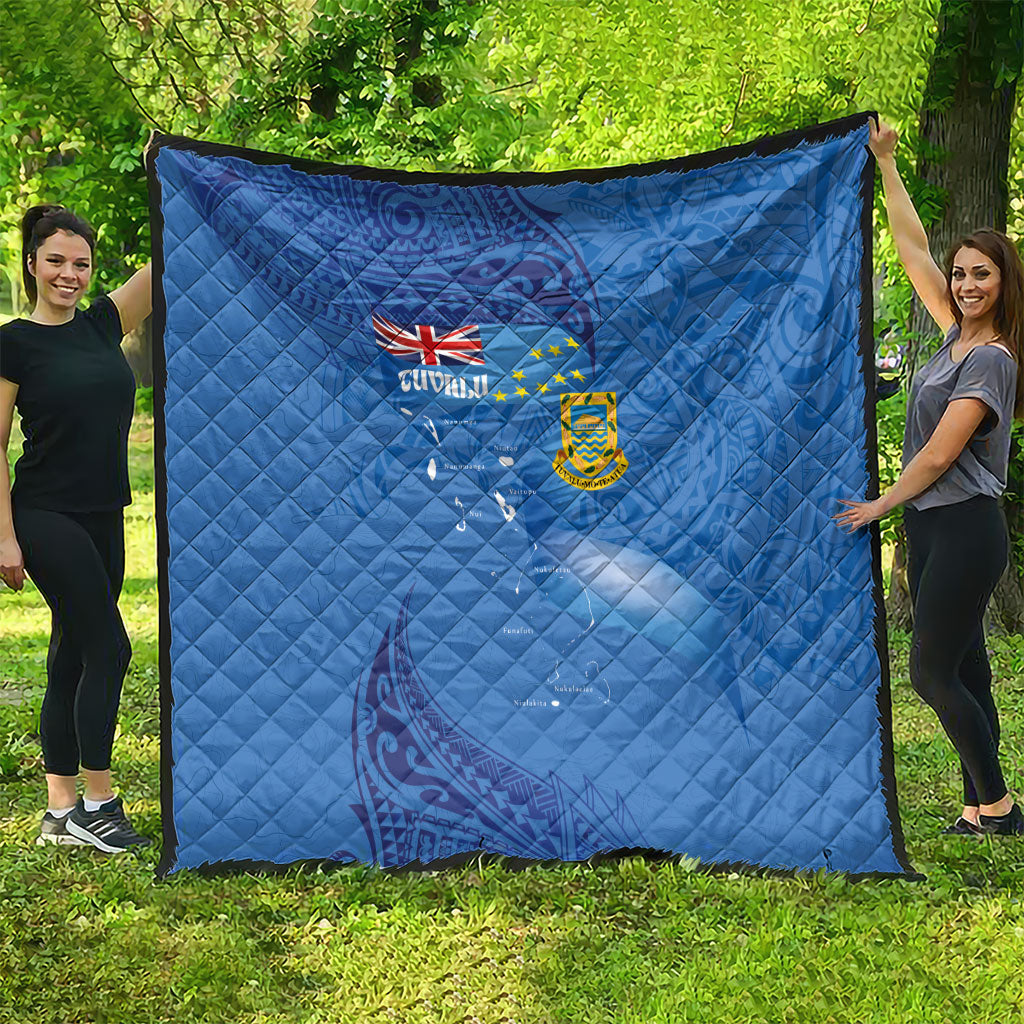 Tuvalu Heritage Quilt Map of the Islands and Polynesia Pattern LT03 - Polynesian Pride