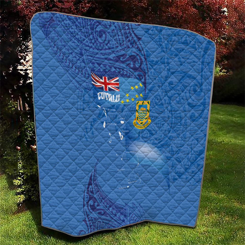 Tuvalu Heritage Quilt Map of the Islands and Polynesia Pattern LT03 - Polynesian Pride