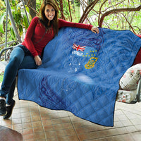 Tuvalu Heritage Quilt Map of the Islands and Polynesia Pattern LT03 - Polynesian Pride