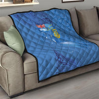 Tuvalu Heritage Quilt Map of the Islands and Polynesia Pattern LT03 - Polynesian Pride
