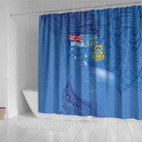 Tuvalu Heritage Shower Curtain Map of the Islands and Polynesia Pattern LT03 - Polynesian Pride