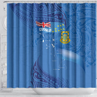 Tuvalu Heritage Shower Curtain Map of the Islands and Polynesia Pattern LT03 - Polynesian Pride