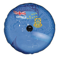 Tuvalu Heritage Spare Tire Cover Map of the Islands and Polynesia Pattern LT03 - Polynesian Pride