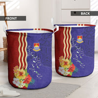 Kiribati Heritage Laundry Basket Map of the Islands and Polynesia Pattern LT03 - Polynesian Pride