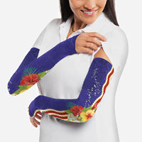 Kiribati Heritage Arm Sleeves Map of the Islands and Polynesia Pattern LT03 - Polynesian Pride
