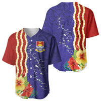 Kiribati Heritage Baseball Jersey Map of the Islands and Polynesia Pattern LT03 - Polynesian Pride