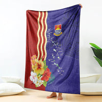 Kiribati Heritage Blanket Map of the Islands and Polynesia Pattern LT03 - Polynesian Pride