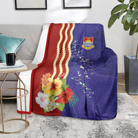 Kiribati Heritage Blanket Map of the Islands and Polynesia Pattern LT03 - Polynesian Pride