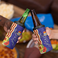 Kiribati Heritage 4 in 1 Can Cooler Tumbler Map of the Islands and Polynesia Pattern LT03 - Polynesian Pride
