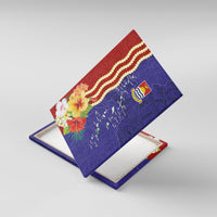 Kiribati Heritage Canvas Wall Art Map of the Islands and Polynesia Pattern LT03 With Frame Multicolor - Polynesian Pride