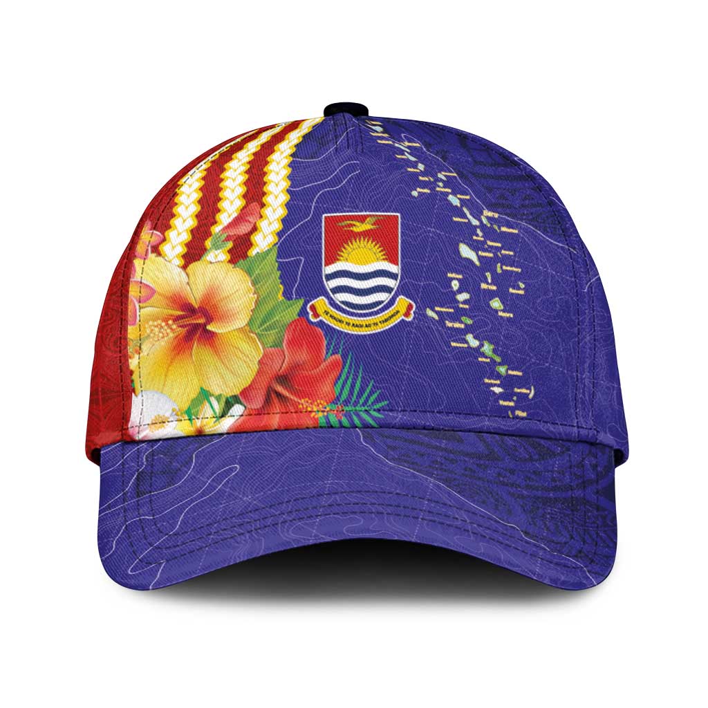 Kiribati Heritage Classic Cap Map of the Islands and Polynesia Pattern LT03 Universal Fit Multicolor - Polynesian Pride
