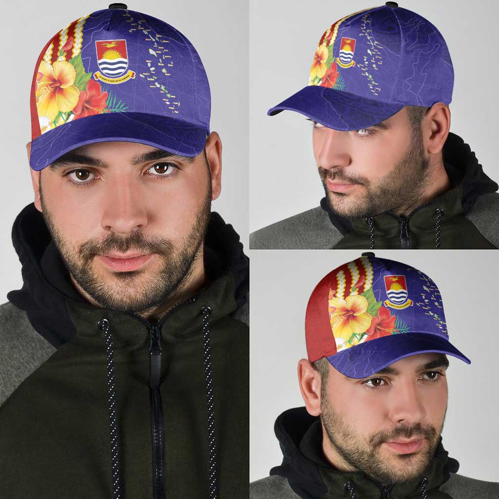 Kiribati Heritage Classic Cap Map of the Islands and Polynesia Pattern LT03 - Polynesian Pride
