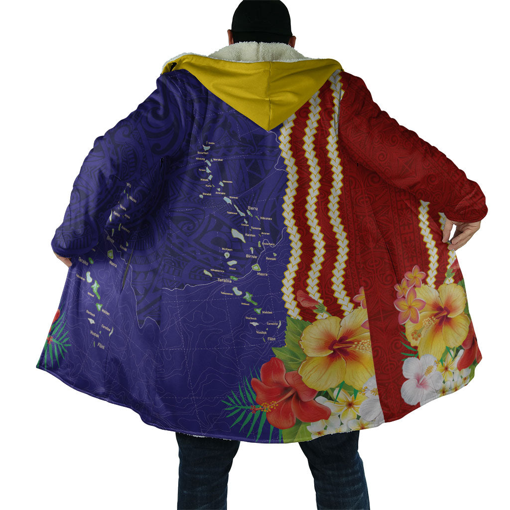 Kiribati Heritage Cloak Map of the Islands and Polynesia Pattern LT03 - Polynesian Pride