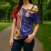 Kiribati Heritage Cross Shoulder Shirt Map of the Islands and Polynesia Pattern LT03 - Polynesian Pride