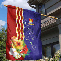 Kiribati Heritage Garden Flag Map of the Islands and Polynesia Pattern LT03 - Polynesian Pride